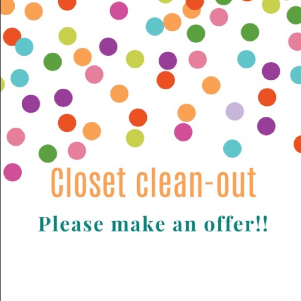 Closet clean out sale